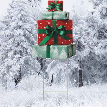 Holidays Christmas Presents Gifts Boxes Outdoor Yard Decoration Cutout