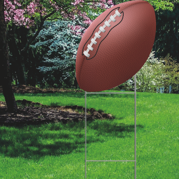 Football Sports Plastic Outdoor Yard Sign Decoration Cutout -$14.99