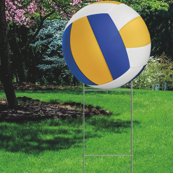 Volleyball Sports Plastic Outdoor Yard Sign Decoration Cutout -$14.99