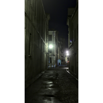 SP12785 Italian Town Alley After Light Rainfall at Night Backdrop Cardboard Cutout Standup Standee -$0.00