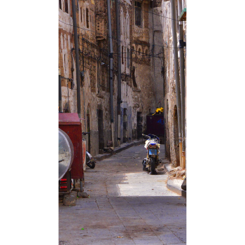 SP12788 Yemen Middle East Alley Streets Culture Travel Backdrop Cardboard Cutout Standup Standee