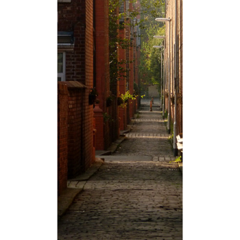 SP12792 Brick Building Back Alley Streets Manchester England Culture Travel Backdrop Cardboard Cutout Standup Standee -$0.00