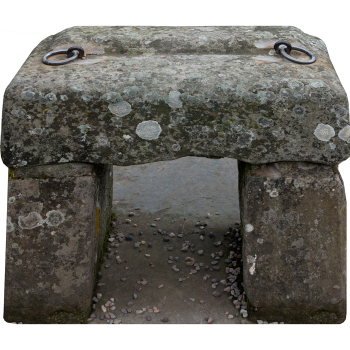 Stone of Scone Destiny Coronation Seat Scotland Cardboard Cutout Standup Standee