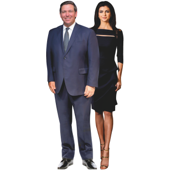 Ron and Casey DeSantis Cardboard Cutout Standee Standup