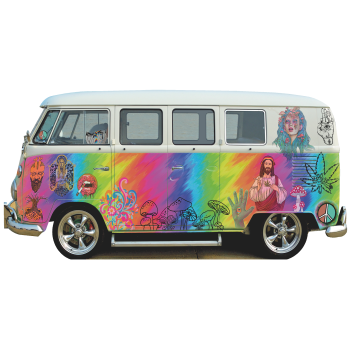 Vintage Hippie Van -$0.00