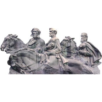Stone Mountain Confederate Monument Memorial Carving Cardboard Cutout Standup Standee -$0.00