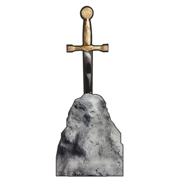 Sword in the Stone Excalibur King Arthur Cardboard Cutout Standup Standee -$0.00