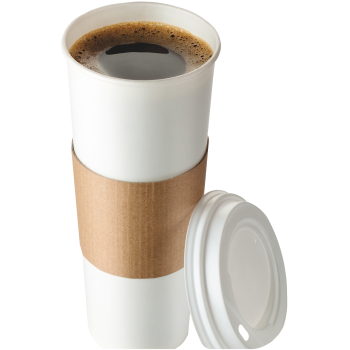 47in Big Paper Coffee Mug Cup Cap Cardboard Cutout Standup Standee -$0.00
