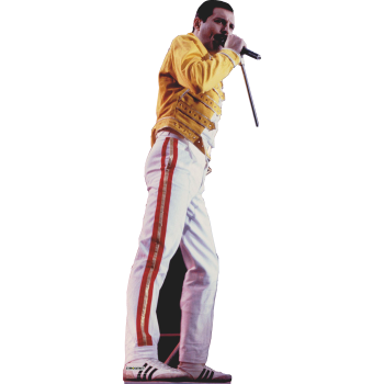 SC2294 Freddie Mercury Singing Cardboard Cutout Standee Standup -$48.99