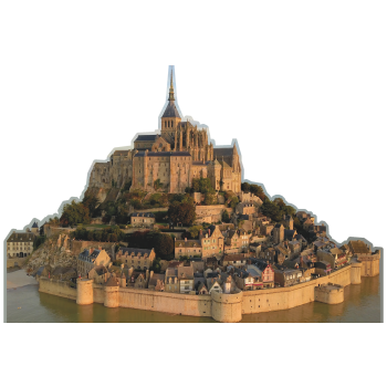 Mont Saint-Michel Normandy France Cardboard Cutout Standee Standup -$0.00