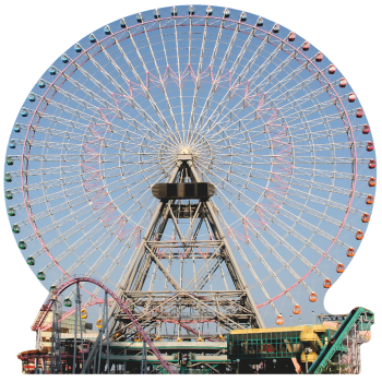 Carnival Amusement Park Ferris Wheel Cardboard Cutout Standee Standup - $0.00