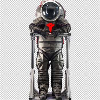 H69367 NASA Z-2 Space Suit Frame Prototype Astronomy Science Cardboard Cutout Standup Standee -$0.00