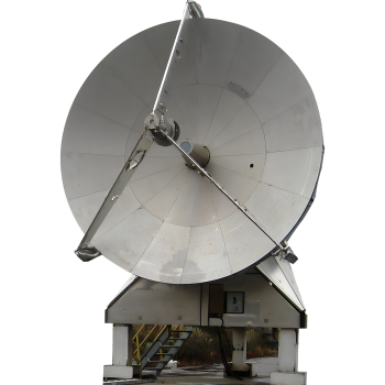 H69373 Hat Creek Radio Observatory Telescope Antenna SETI Astronomy Cardboard Cutout Standup Standee -$0.00