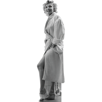 SC2382 Marilyn Monroe Bathrobe Cardboard Cutout Standup Standee