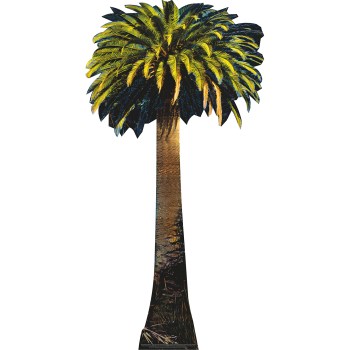 SP12799 Tropical Vacation Palm Coconut Tree Prop Cardboard Cutout Standup Standee Backdrop -$0.00