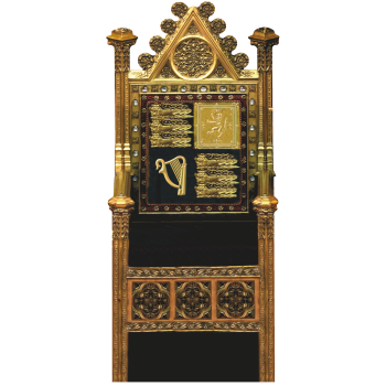 Royal Queen Parliament British Monarchy Lifesize Throne Cardboard Cutout Standee Standup - $0.00