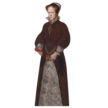 Queen Bloody Mary Tudor I of England Cardboard Cutout Standee Standup