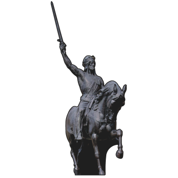 Richard I King Sword Horse Medieval Statue Lionheart Cardboard Cutout Standee Standup -$0.00
