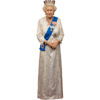 Queen Elizabeth II 70 70th Platinum Jubilee Cardboard Cutout - $0.00