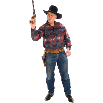 Cowboy Gunslinger 1883 Yellowstone Western Cardboard Cutout Standee Standup - $0.00