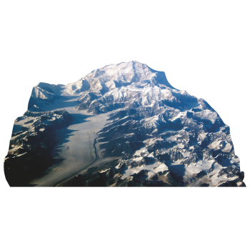 Mount McKinley Denali Mountain Alaska Cardboard Cutout Standee Standup  -$0.00