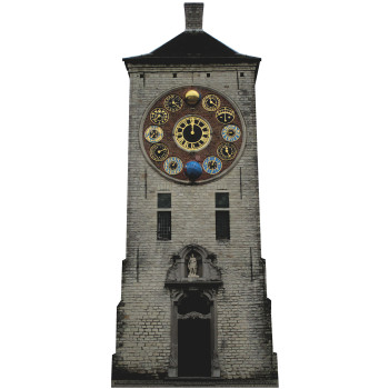Zimmer Clock Tower Cardboard Cutout Standee Standup - $0.00