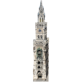 Rathaus-Glockenspiel New Town Hall Clock Tower Munich Germany Cardboard Cutout Standee Standup -$0.00