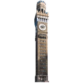 Emerson Bromo Seltzer Clock Tower Maryland Cardboard Cutout Standee Standup - $0.00