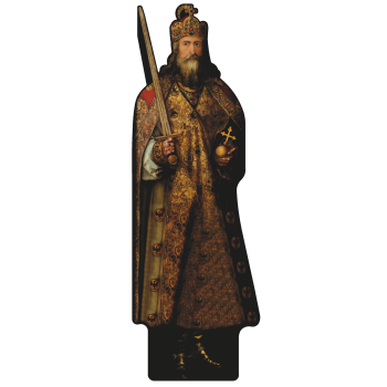 Charlemagne King of the Franks Lombards and Romans Cardboard Cutout Standee Standup