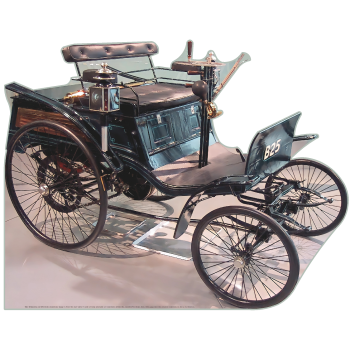 Karl Benz Velo Automobile Wagon 1800s 1894 Cardboard Cutout Standee Standup -$0.00