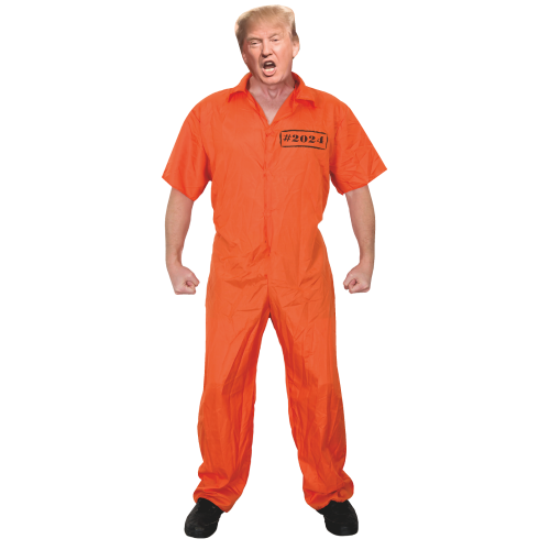 Donald Trump Orange Prison Jumpsuit Cardboard Cutout Standee Standup