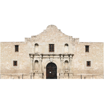 Alamo Mission Fortress Compound Cardboard Cutout Standee Standup