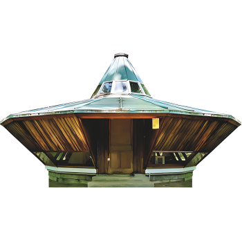 Jackie Gleason UFO Mothership Space Ship House Cardboard Cutout Standee Standup