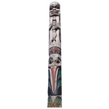 Spirit of Lakwammen Land of Winds Totem Pole Cardboard Cutout Standee Standup -$0.00