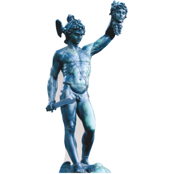 Perseus with Head of Medusa 1554 Venvenuto Cellini Cardboard Cutout Standee Standup