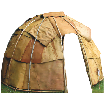 Native American Indigenous Wigwam Stand in Shelter Cardboard Cutout Standee Standup -$49.99