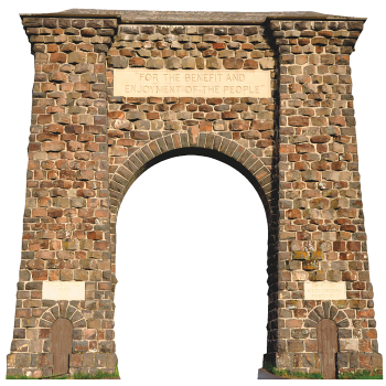 Yellowstone National Park North Gate Silhouette Cardboard Cutout Standee Standup -$0.00