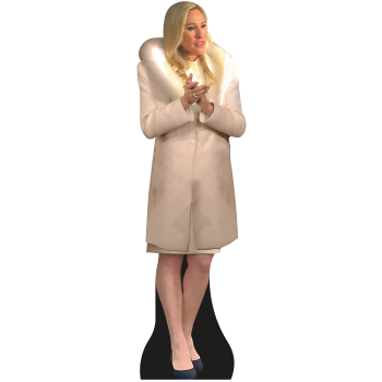 Marjorie Taylor Greene State of the Union White Fur Coat Cardboard Cutout Standee Standup -$0.00