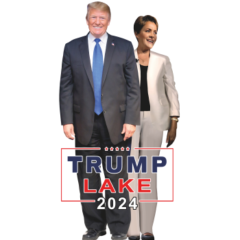 Trump and Kari Lake Cardboard Cutout Standee Standup -$0.00