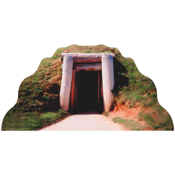 Ocmulgee Appalachian Native Earth Lodge Cave Mine Cardboard Cutout Standee Standup