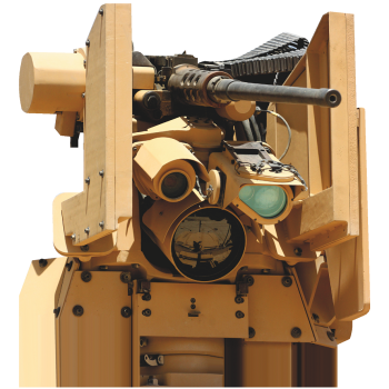Military Mounted Machine Gun Turret Warfare Life Size Cardboard Cutout Standee Standup -$0.00