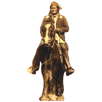 Geronimo on Horse Apache leader indian native american - $49.99