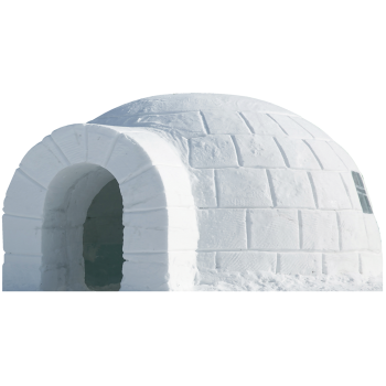 Igloo Icehouse Snowhouse Yurt Eskimo Shelter Snow - $49.99
