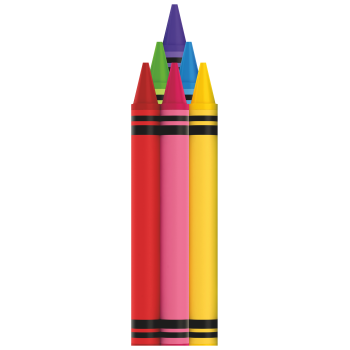Crayons For Coloring 80in Prop Art Drawing Cardboard Cutout - $49.99