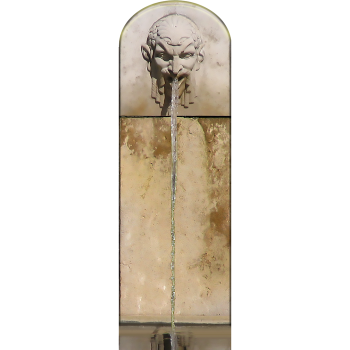 Stone Gargoyle Lion Face Fountain Auguste Rodin Museum Doom Texture - $0.00