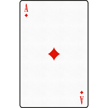 Ace of Diamonds Playing Cards - $0.00