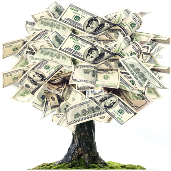 Money Tree Cardboard Cutout Standee Standup -$0.00
