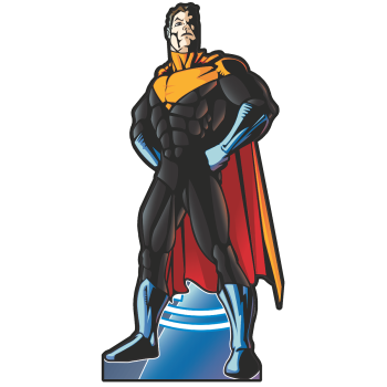 Titan of Space and Time Super Hero Cardboard Cutout Standee Standup - $0.00