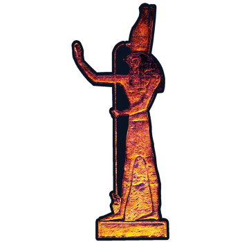 Horus Heru Hor Har Ancient Egyptian Sky God Cardboard Cutout -$0.00