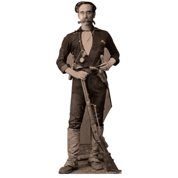 Robert Peary North Pole Expedition April 6 1909 Cardboard Cutout -$0.00